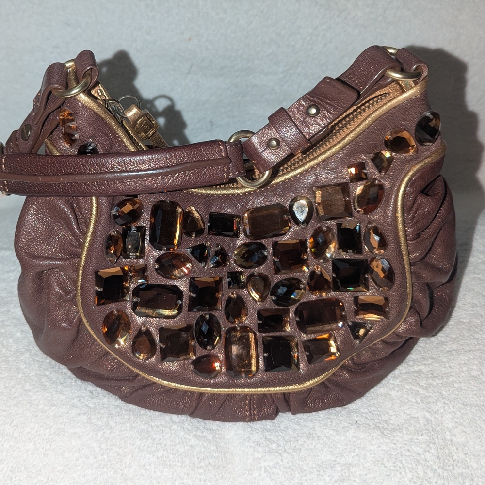 Cole Haan G Series Brown Shoulder Bag with Timeless Elegance